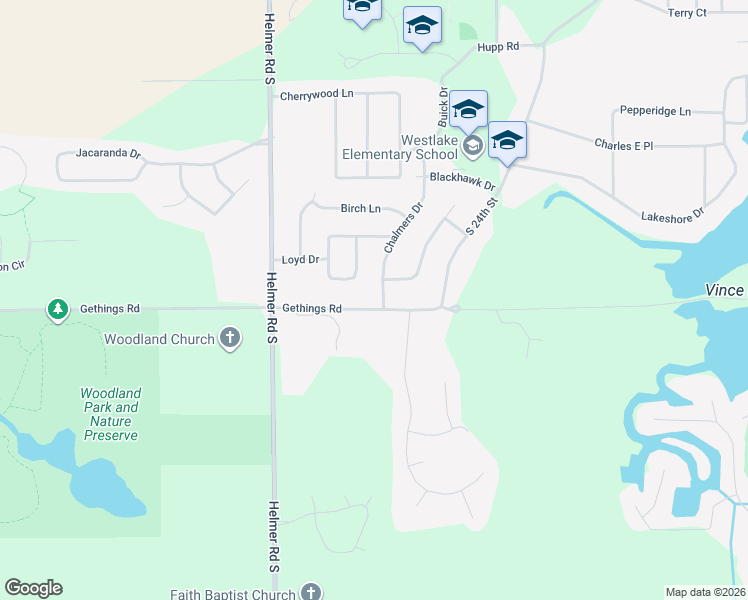 map of restaurants, bars, coffee shops, grocery stores, and more near 224 Sherwood Drive in Battle Creek