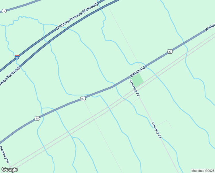 map of restaurants, bars, coffee shops, grocery stores, and more near 9472 East Main Road in Ripley