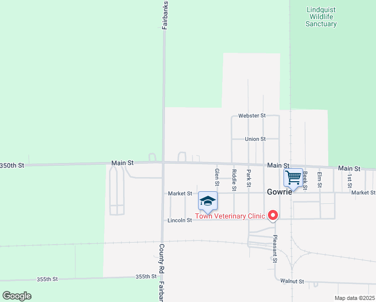 map of restaurants, bars, coffee shops, grocery stores, and more near 1210 Haig Street in Gowrie