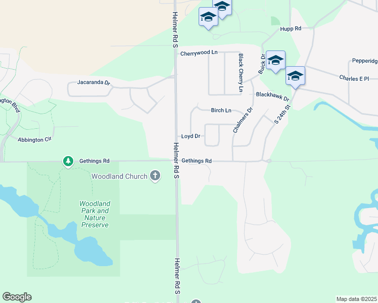 map of restaurants, bars, coffee shops, grocery stores, and more near 3003 Gethings Road in Battle Creek