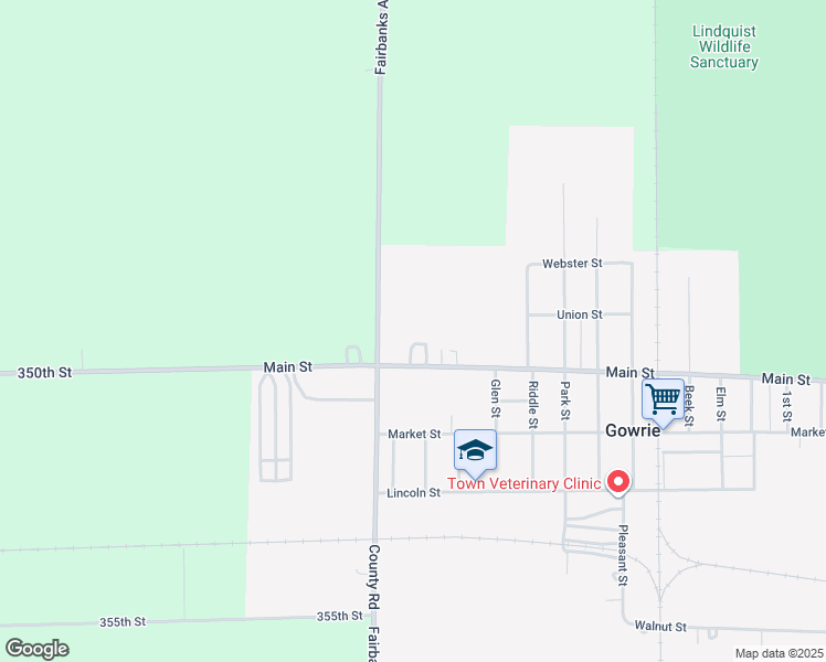 map of restaurants, bars, coffee shops, grocery stores, and more near 1210 Haig Street in Gowrie