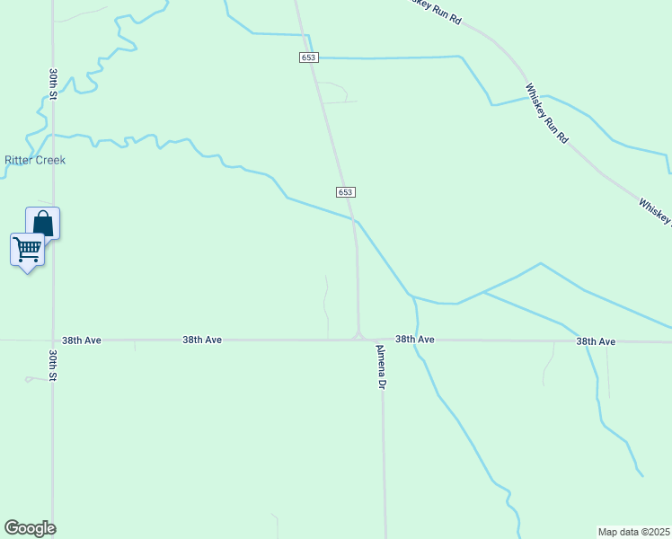 map of restaurants, bars, coffee shops, grocery stores, and more near 37182 County Road 653 in Paw Paw