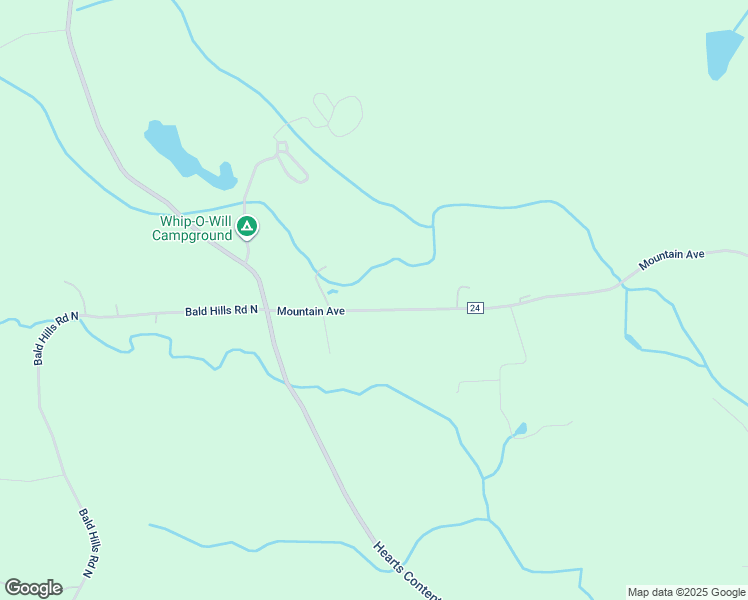 map of restaurants, bars, coffee shops, grocery stores, and more near Mountain Avenue in Purling
