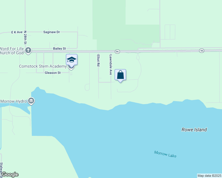 map of restaurants, bars, coffee shops, grocery stores, and more near 431 Lawndale Avenue in Galesburg