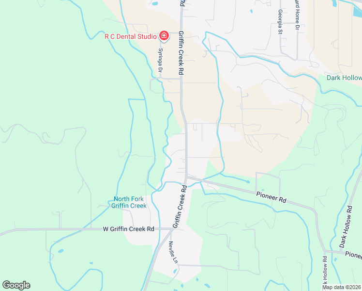 map of restaurants, bars, coffee shops, grocery stores, and more near 3120 Griffin Creek Rd in Medford