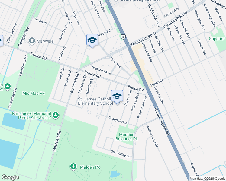 map of restaurants, bars, coffee shops, grocery stores, and more near in Windsor