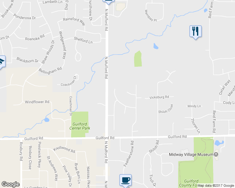 map of restaurants, bars, coffee shops, grocery stores, and more near 6050 Sorrel Tree Road in Rockford