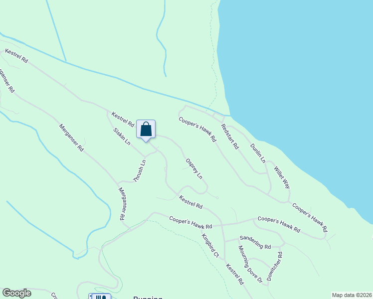 map of restaurants, bars, coffee shops, grocery stores, and more near 6563 Osprey Lane in Klamath Falls