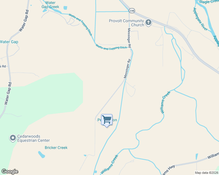 map of restaurants, bars, coffee shops, grocery stores, and more near 788 Messinger Road in Grants Pass
