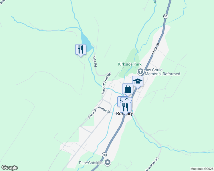 map of restaurants, bars, coffee shops, grocery stores, and more near Sheppard Hill Rd in Delaware
