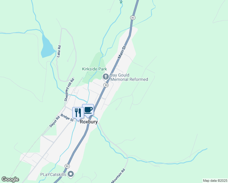 map of restaurants, bars, coffee shops, grocery stores, and more near 70 Lake St in Roxbury