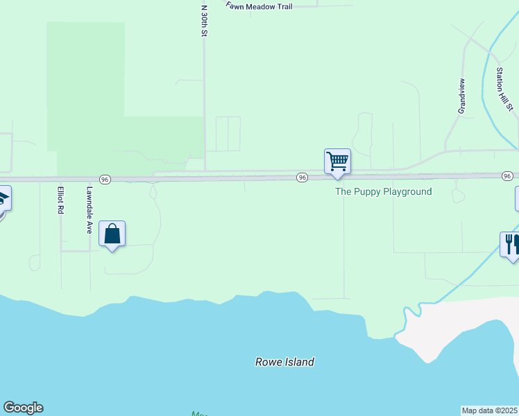 map of restaurants, bars, coffee shops, grocery stores, and more near 8150 East Michigan Avenue in Galesburg