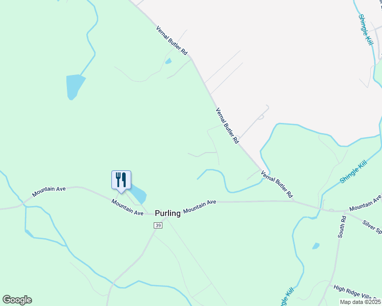 map of restaurants, bars, coffee shops, grocery stores, and more near 68 Clearwater Dr in Purling