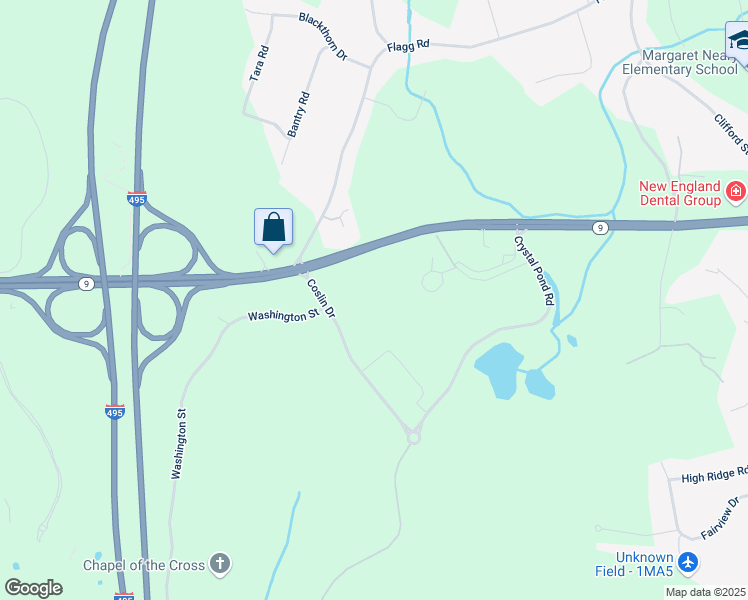 map of restaurants, bars, coffee shops, grocery stores, and more near 352 Turnpike Road in Southborough