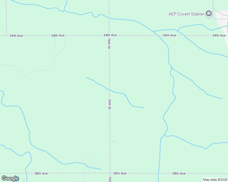 map of restaurants, bars, coffee shops, grocery stores, and more near 35829 76th Street in Covert