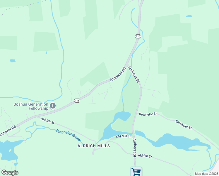 map of restaurants, bars, coffee shops, grocery stores, and more near 105 Granby Heights in Granby