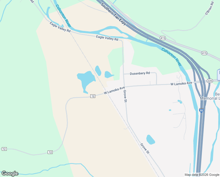 map of restaurants, bars, coffee shops, grocery stores, and more near 112 West Lamoka Avenue in Savona