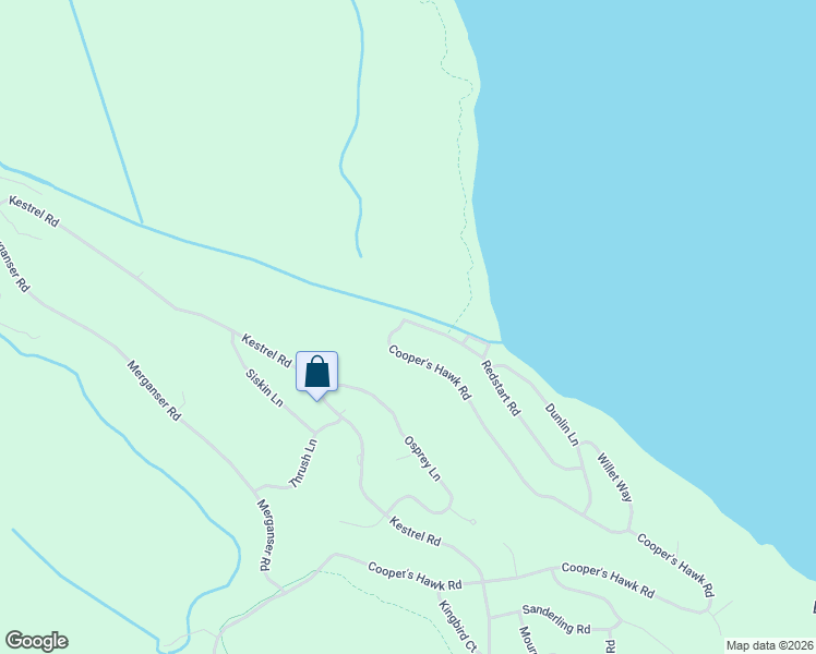 map of restaurants, bars, coffee shops, grocery stores, and more near 6920 Redstart Road in Klamath Falls