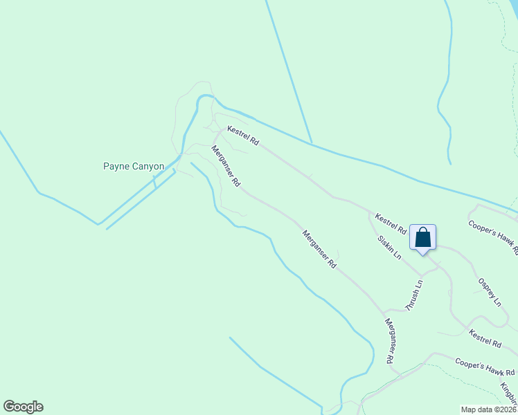 map of restaurants, bars, coffee shops, grocery stores, and more near 11928 Merganser Road in Klamath Falls
