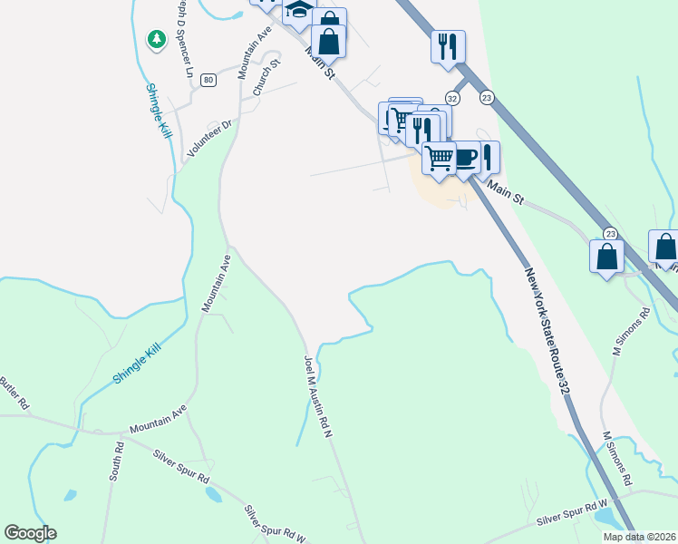 map of restaurants, bars, coffee shops, grocery stores, and more near 162 Joel M Austin Road in Cairo