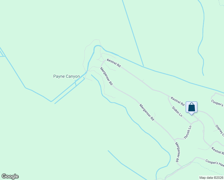 map of restaurants, bars, coffee shops, grocery stores, and more near 11928 Merganser Road in Klamath Falls