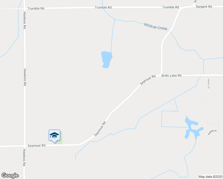 map of restaurants, bars, coffee shops, grocery stores, and more near 5400 Seymour Road in Jackson