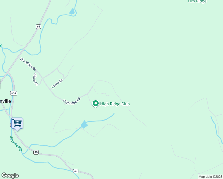 map of restaurants, bars, coffee shops, grocery stores, and more near 110/1 Highridge Road in Hensonville