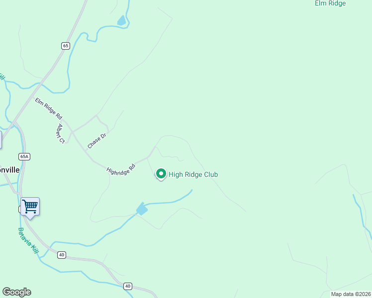 map of restaurants, bars, coffee shops, grocery stores, and more near 110/1 Highridge Road in Hensonville