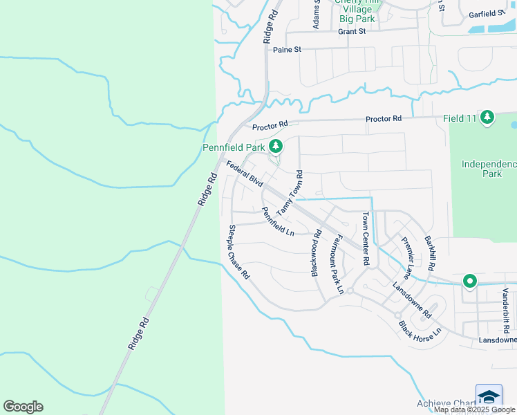 map of restaurants, bars, coffee shops, grocery stores, and more near 1768 Pennfield Lane in Canton