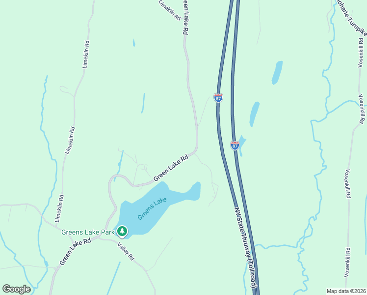 map of restaurants, bars, coffee shops, grocery stores, and more near 627 Green Lake Road in Catskill