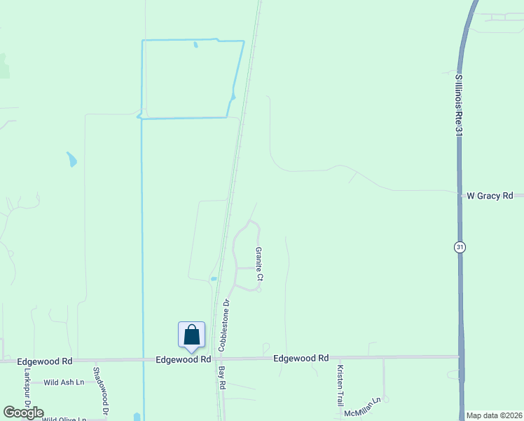 map of restaurants, bars, coffee shops, grocery stores, and more near 2661 Granite Court in Crystal Lake