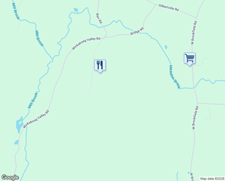 map of restaurants, bars, coffee shops, grocery stores, and more near 179 Pierce Road in New Braintree