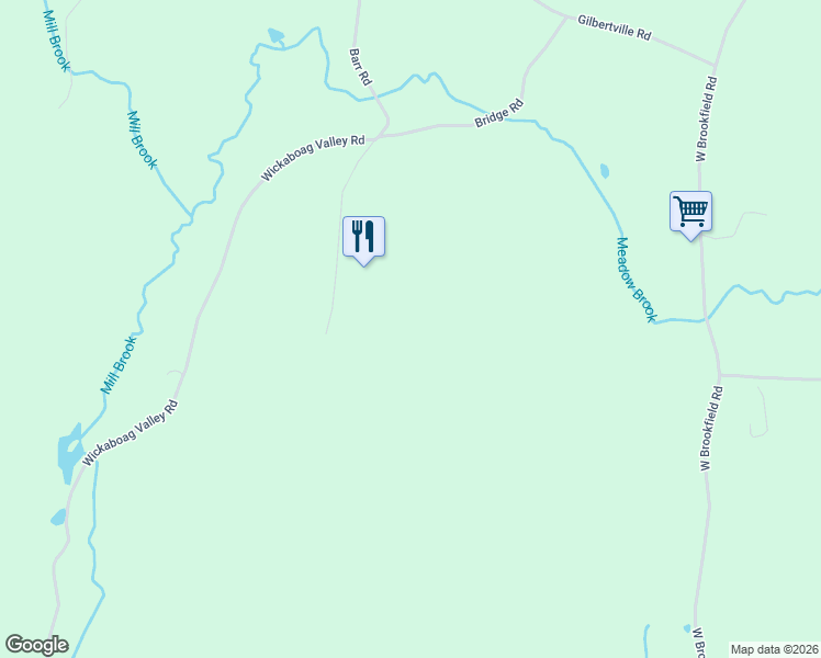 map of restaurants, bars, coffee shops, grocery stores, and more near 179 Pierce Road in New Braintree