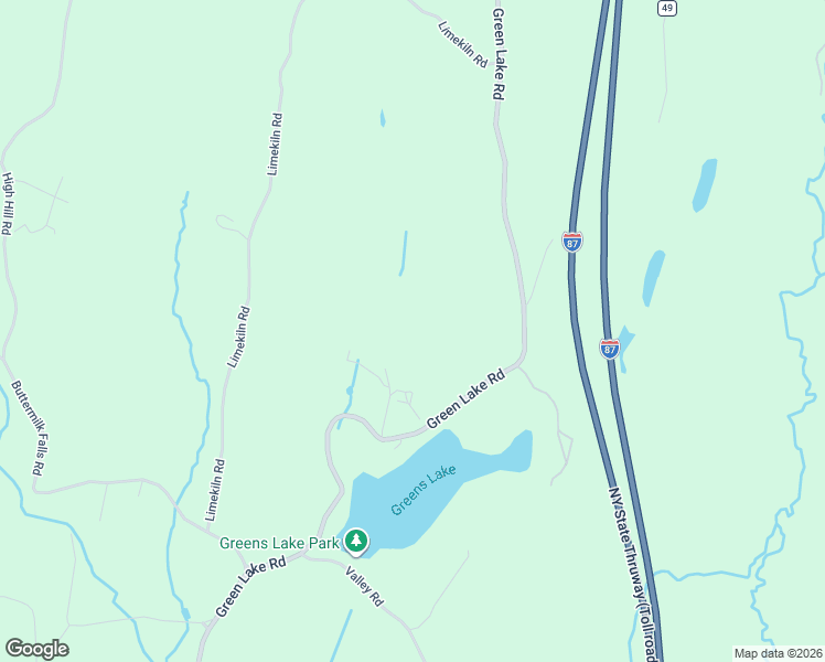 map of restaurants, bars, coffee shops, grocery stores, and more near 605 Green Lake Road in Catskill