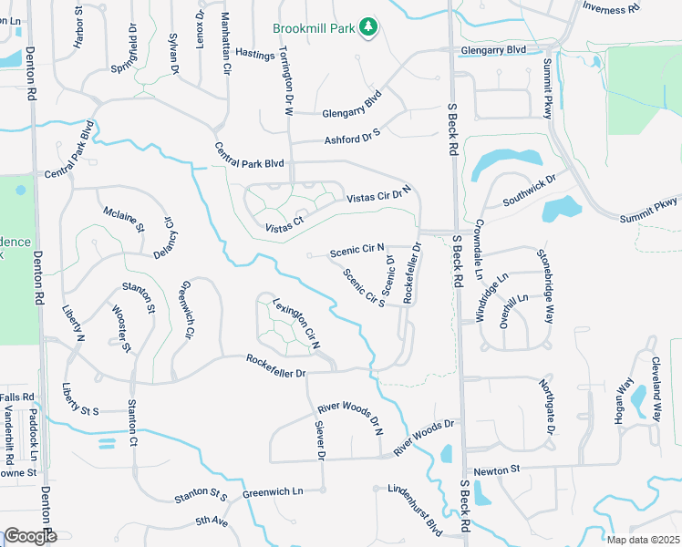 map of restaurants, bars, coffee shops, grocery stores, and more near 47631 Scenic Circle Drive North in Canton