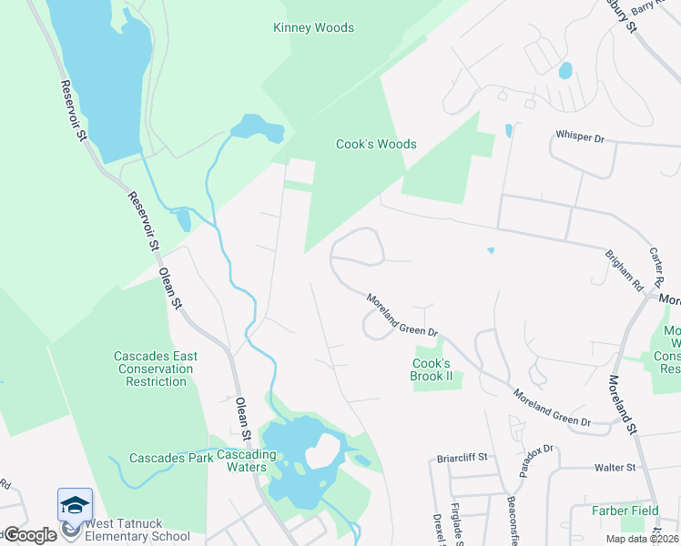 map of restaurants, bars, coffee shops, grocery stores, and more near 109 Moreland Green Drive in Worcester