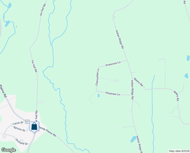 map of restaurants, bars, coffee shops, grocery stores, and more near 51 Cherokee Lane in Earlton