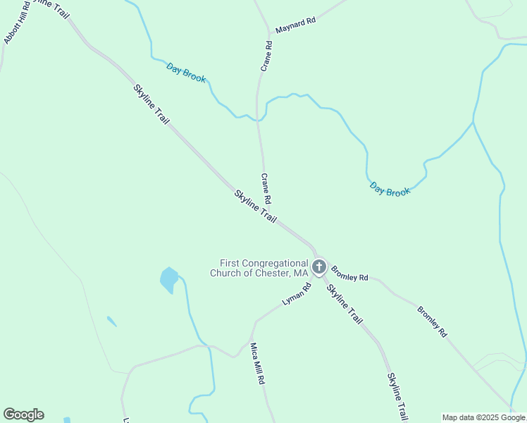 map of restaurants, bars, coffee shops, grocery stores, and more near 367 Skyline Trail in Chester