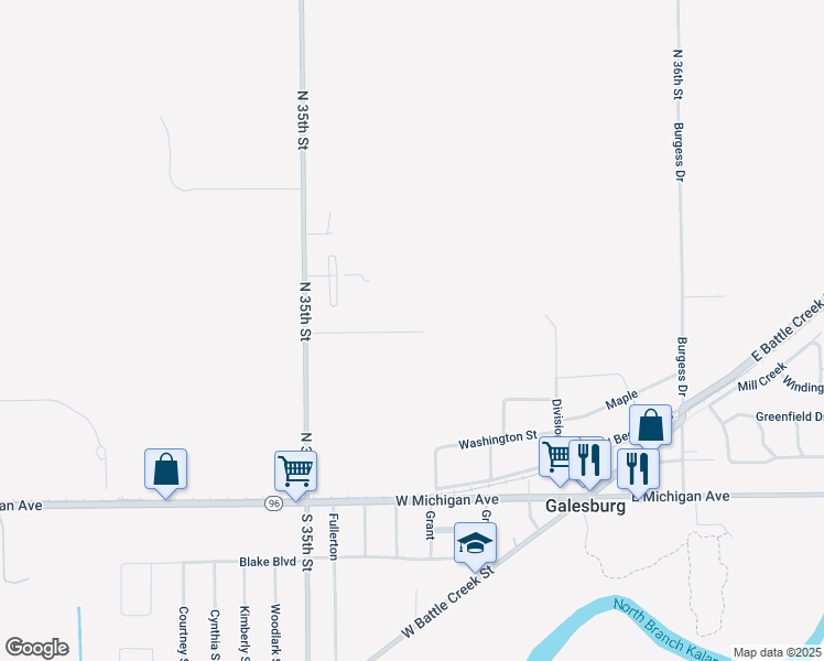 map of restaurants, bars, coffee shops, grocery stores, and more near 254 Morehouse in Galesburg