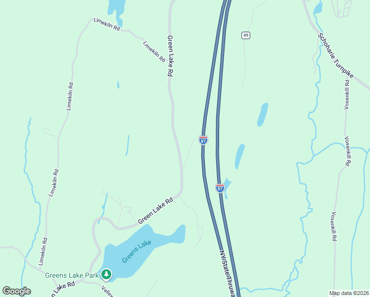 map of restaurants, bars, coffee shops, grocery stores, and more near 708 Green Lake Road in Catskill