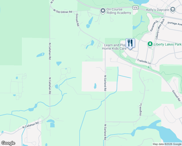 map of restaurants, bars, coffee shops, grocery stores, and more near 29650 North Garland Road in Wauconda