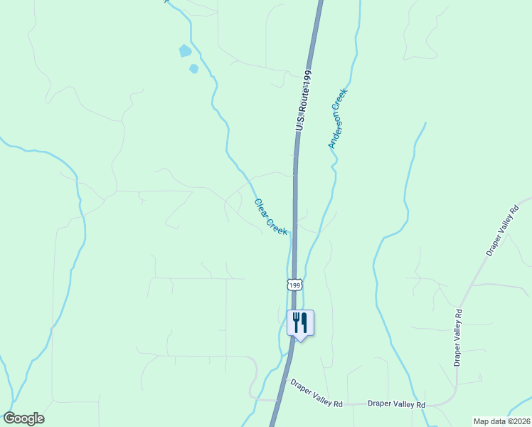 map of restaurants, bars, coffee shops, grocery stores, and more near 395 Clear Creek Rd in Josephine