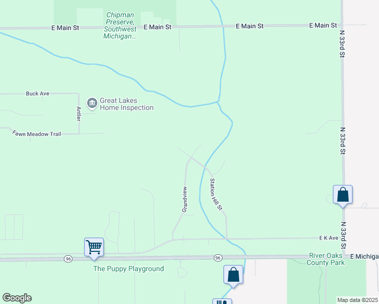 map of restaurants, bars, coffee shops, grocery stores, and more near 159 Grandview in Galesburg