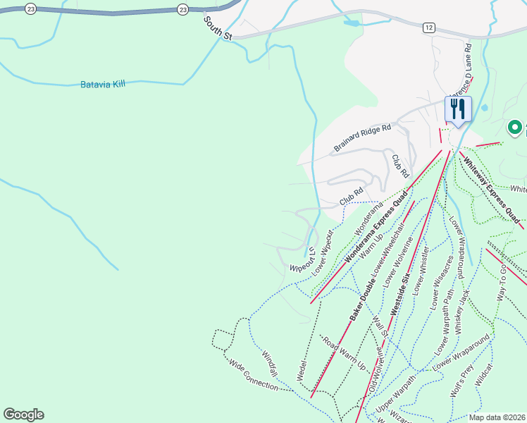 map of restaurants, bars, coffee shops, grocery stores, and more near 2 Rockledge Road in Windham