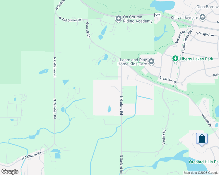 map of restaurants, bars, coffee shops, grocery stores, and more near 29650 North Garland Road in Wauconda