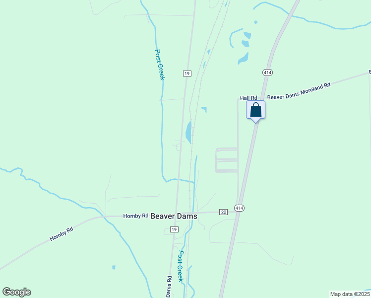 map of restaurants, bars, coffee shops, grocery stores, and more near 1276 County Route 19 in Beaver Dams