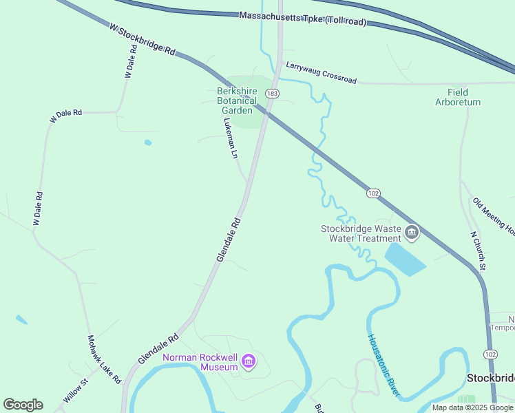 map of restaurants, bars, coffee shops, grocery stores, and more near 5 Glendale Road in Stockbridge