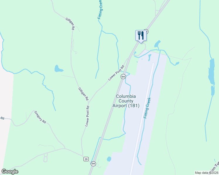 map of restaurants, bars, coffee shops, grocery stores, and more near 132 Lower Post Road in Ghent