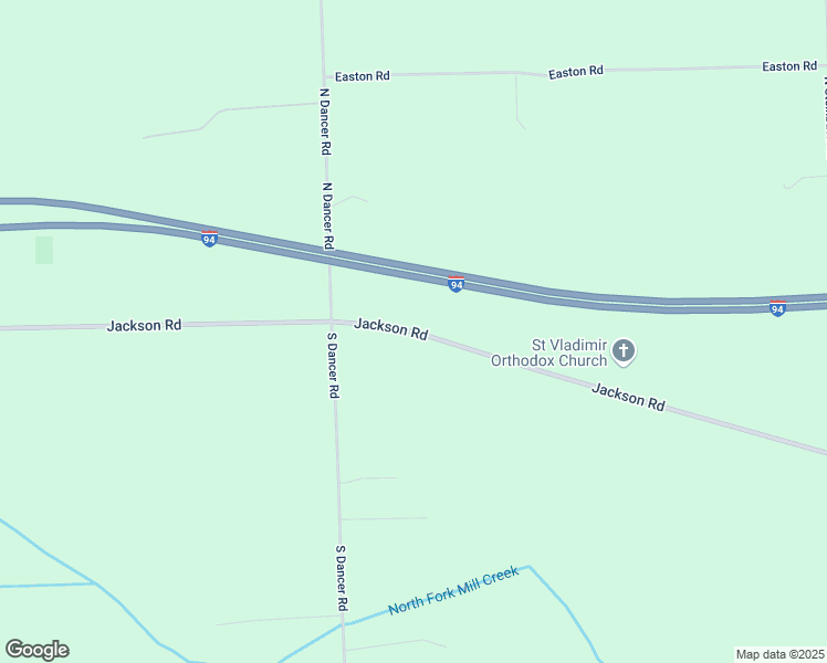 map of restaurants, bars, coffee shops, grocery stores, and more near 10425 Jackson Road in Dexter