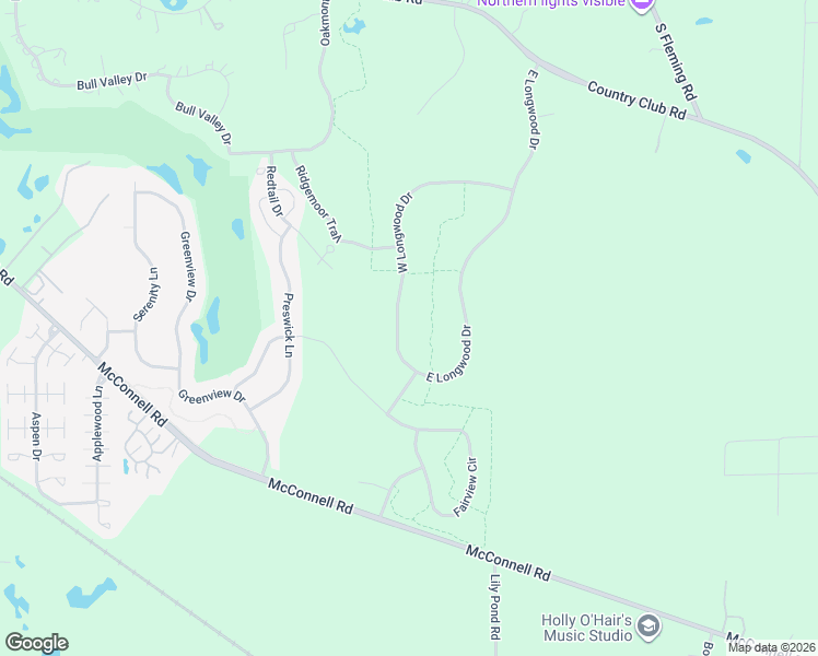 map of restaurants, bars, coffee shops, grocery stores, and more near 1430 West Longwood Drive in Woodstock